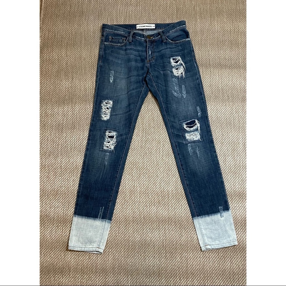 Etienne Marcel Distressed Jeans size 25 - Picture 4 of 12
